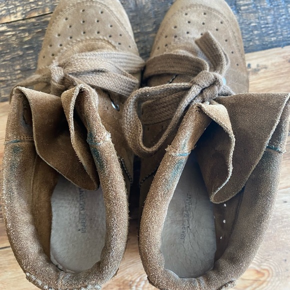 Isabel Marant Bobby suede hidden wedge sneakers size 39 brown - Picture 3 of 7